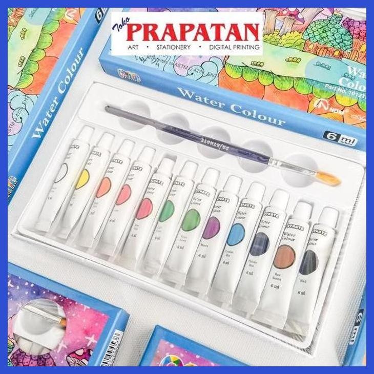 

( SEKOLAH / LUKIS ) DISCOUNT PAINTMATE WATERCOLOR 12 WARNA X 6ML TP6A / CAT AIR PAINTMATE (SENI / MENGGAMBAR / ART / KERAJINAN ) PACKING AMAN
