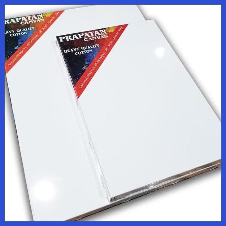 

( SEKOLAH / LUKIS ) READY KANVAS LUKIS PRAPATAN + SPANRAM (50X80CM) (SENI / MENGGAMBAR / ART / KERAJINAN ) PACKING AMAN