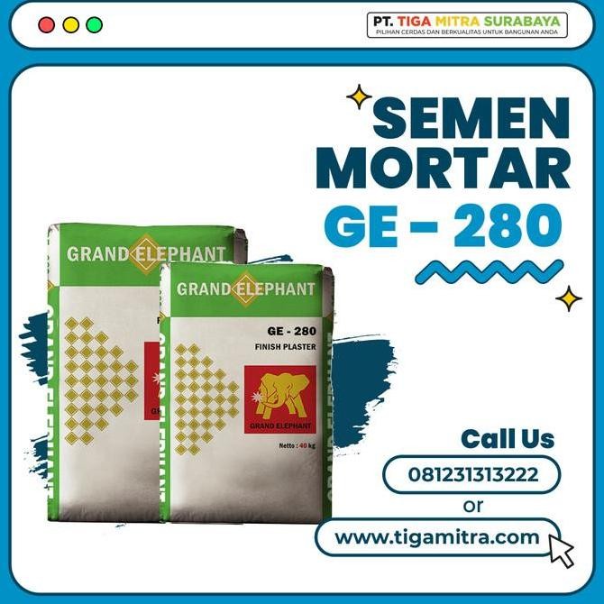 [Expert] Semen Mortar Finish Plester GE 280 / Semen Mortar Render