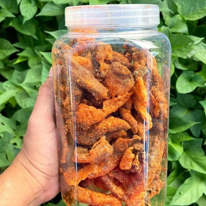

Kerupuk Kulit Ikan Patin Balado berat total 230 gram