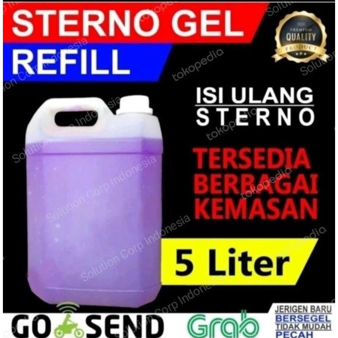 Murah Refill Sterno Gel L Isi Ulang Spirtus Gel Jelly Kompor L