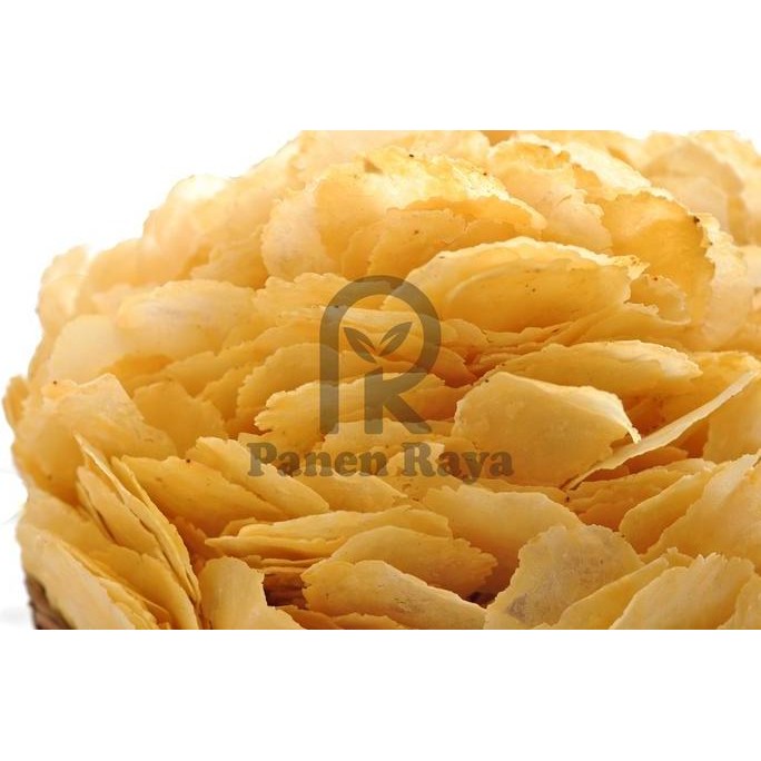 

Emping Belinjo Tawar Tipis 250gr Melinjo/Mlinjo/Blinjo Mentah