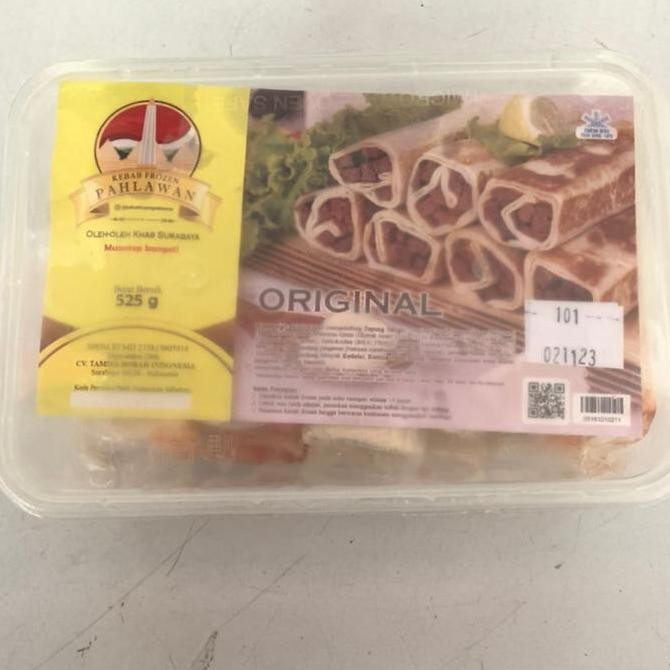 

Kebab Pahlawan Original Full Daging 525 Gram (isi 10)