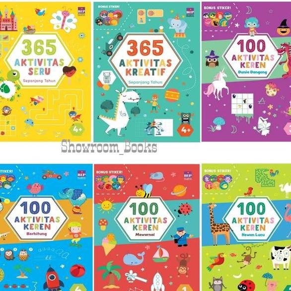 

Buku Anak 365 100 Aktivitas Seru Kreatif Keren Berhitung Mewarnai