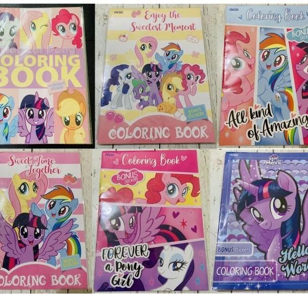 

My Little Pony Large Colng Book Bonus Stiers Buku Mewarnai Anak