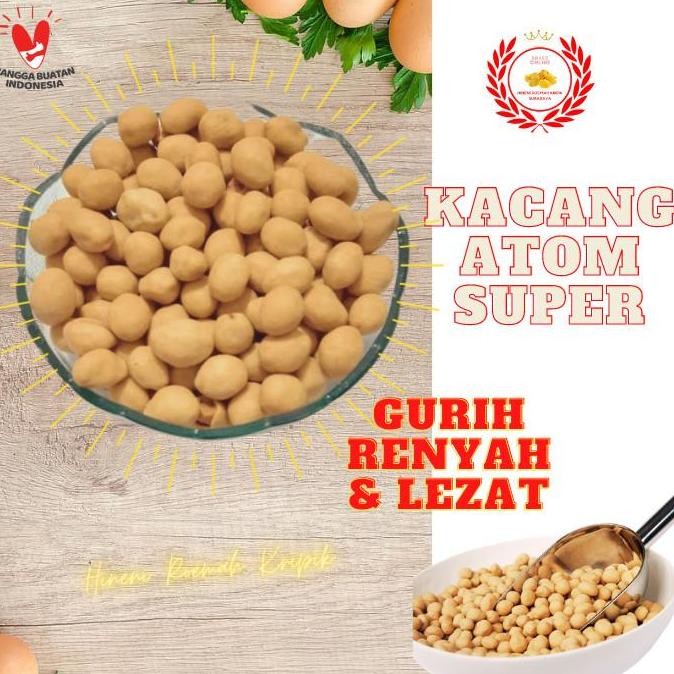 

500g KACANG ATOM OVEN / KACANG TELOR TELUR PANGGANG Camilan Enak Lezat