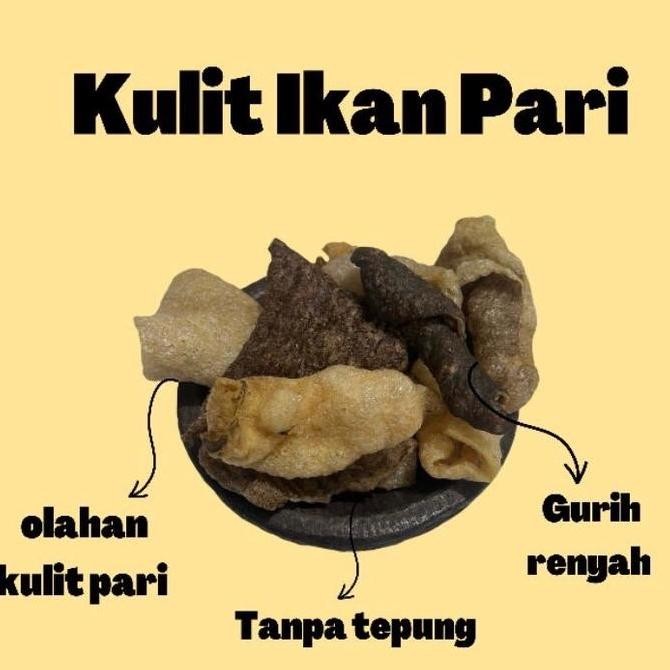 

(Oleh Oleh Surabaya) Kerupuk Kulit Ikan Pari Renyah 100gr