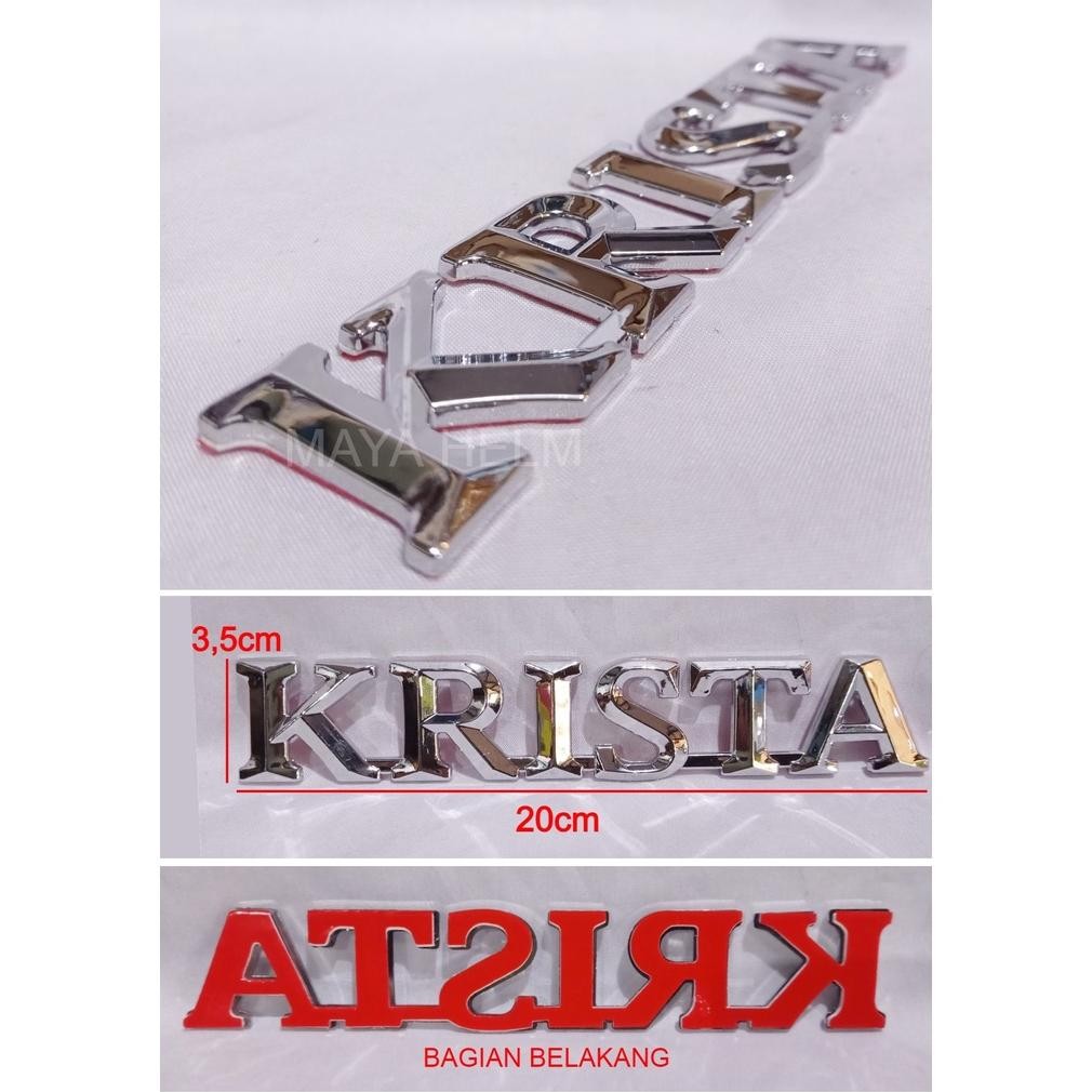 Emblem Logo Mobil Toyota Kijang Krista AST