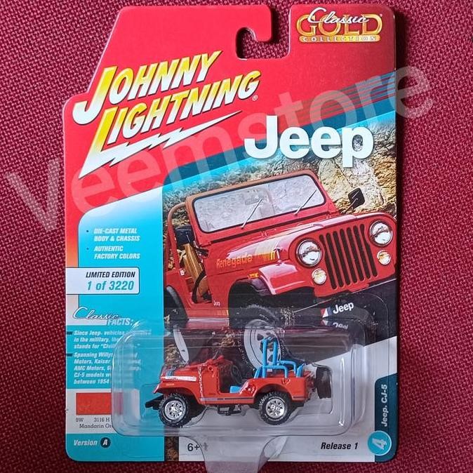 Die Cast 1:64 Jeep CJ5 Renegade Convertible JLCG013.