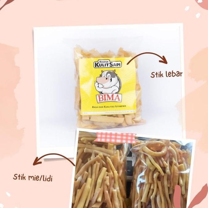 

PROMOO RAMBAK SAPI VARIAN MIX STIK LEBAR DAN STIK MIE CAMILAN GURI paling murah