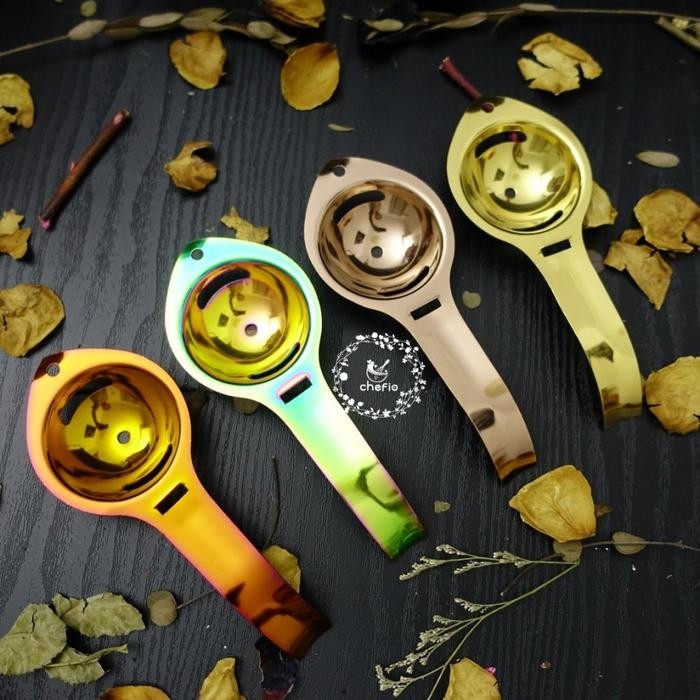 PEMISAH TELUR STAINLESS / EGG YOLK SEPARATOR STAINLESS /SARINGAN TELUR