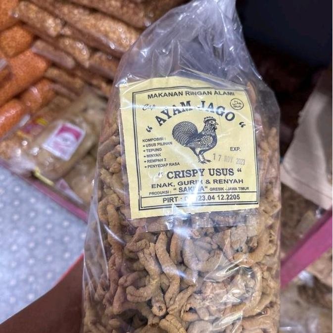 

keripik usus super premium 1kg jaya makmur ayam food Crispy Snack