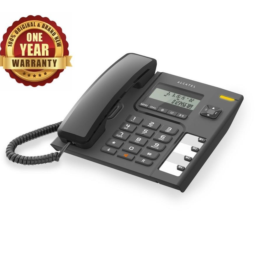 NEW Alcatel T56 Single Line Telephone / Telepon Rumah / Telepon Kantor GARANSI 1 TAHUN [terbaik][ter