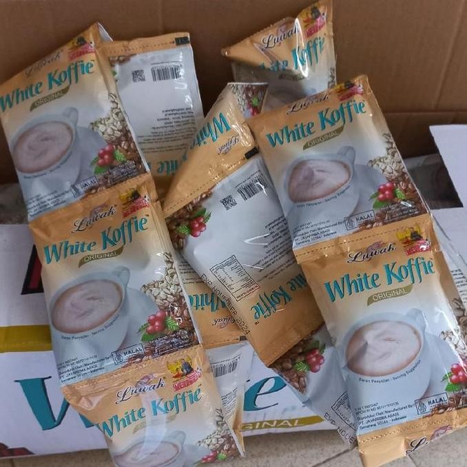 

Paket Hemat 2 Renteng Kopi Luwak White Koffie Original Renteng (20 sachet) / Kopi Luwak White Coffee Renceng 20gr