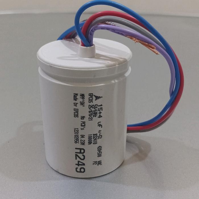 Kapasitor Mesin Cuci 2 Tabung Sharp Original A249 Epcos 12&14 Kg Original Dan Terpercaya