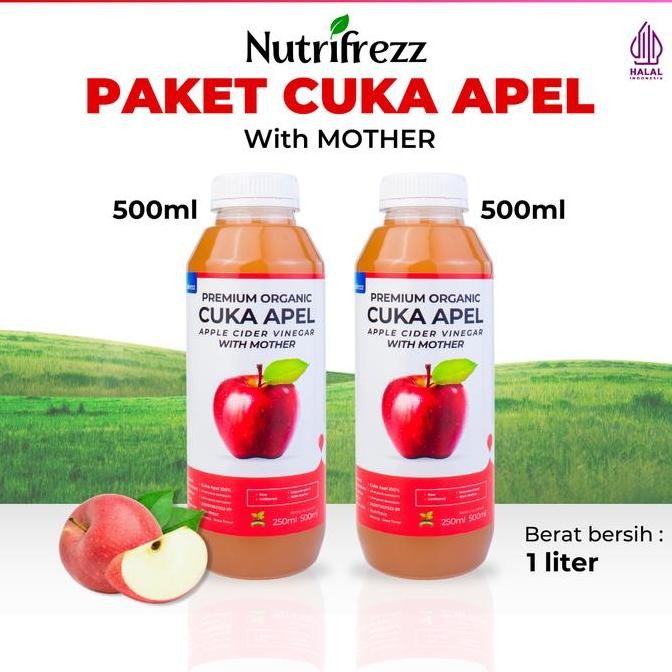 

JH8 Nutrifrezz Cuka Apel with Mother Organik 1000ML