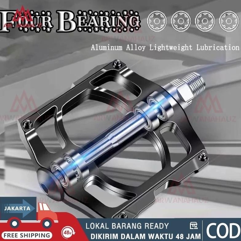 Murah Pedal Sepeda Pedal Bearing Sepeda Gunung Mtb Lipat 3 Bering Pedal 3 Bearing Sepeda Lipat Mtb G