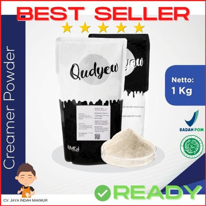 

Non Dairy Creamer Qudyew Impor, Come Food Krimer, Bubuk 1kg BPOM