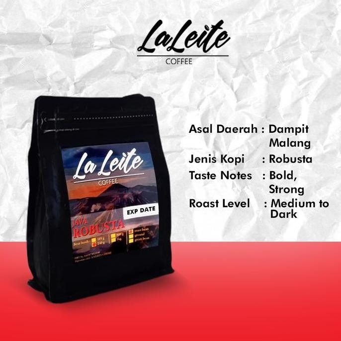 

Kopi Java Robusta 240g - Roastedbean (biji sangrai)