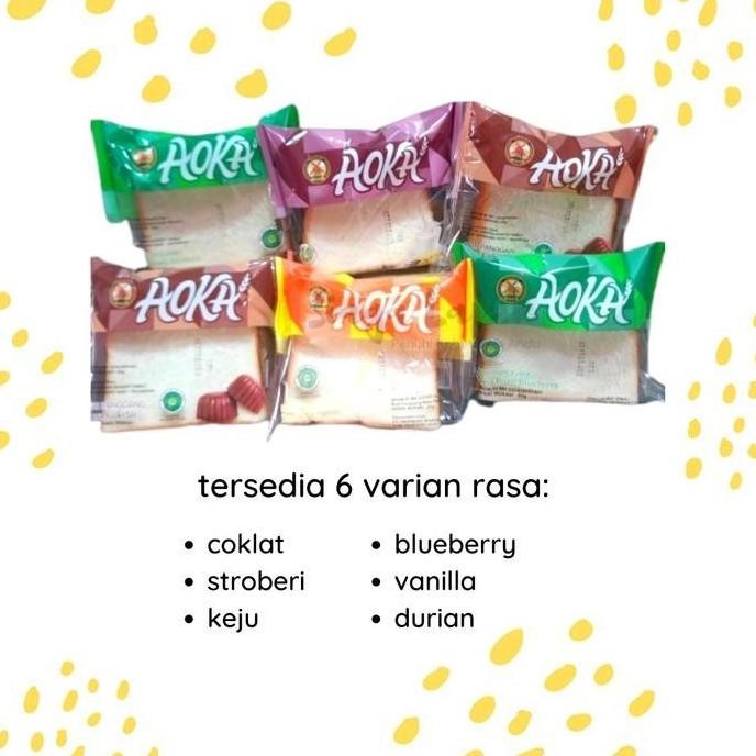 

Paket 10 Roti Aoka All Varian Mix Rasa 65gr