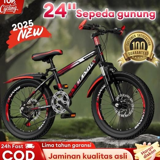 Murah Anchi Stock202 New Sepeda Gunung 24 Inch Sepeda Bmx Remaja Sepeda Mtb Sepeda Anak Sepeda Denga
