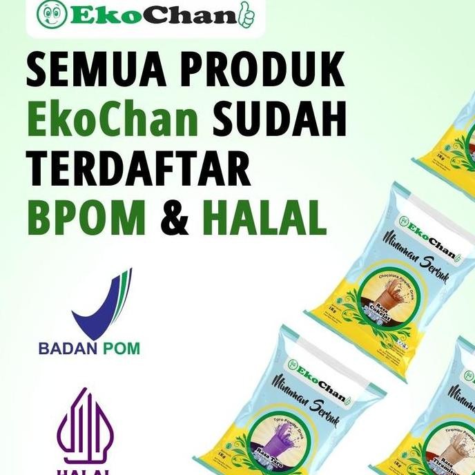 

JH8 Bubuk Minuman EkoChan Aneka Rasa 1 Kg / Minuman Instan / Minuman Boba