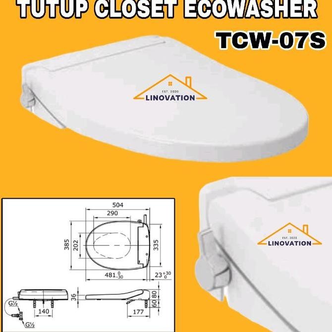 Tutup Closet Duduk Eco Washer Tcw-07S Toilet Seat Cover