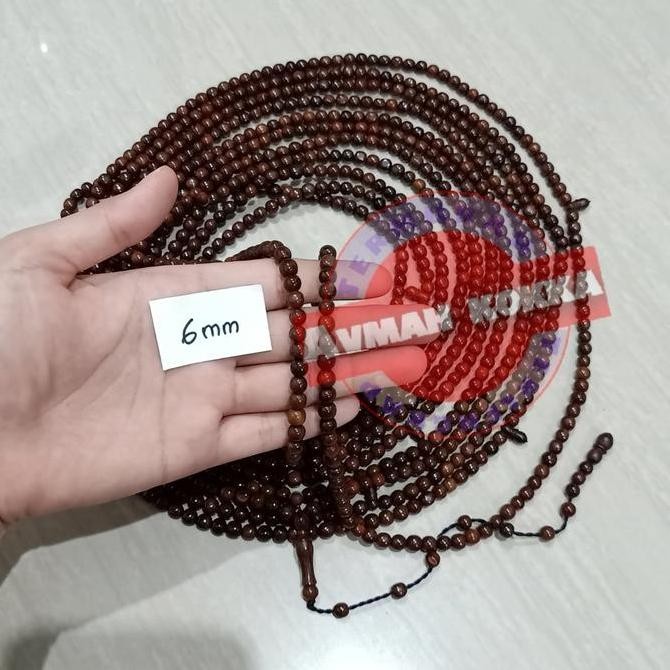 TERBARU TASBIH kokka ASLI 1000 BULAT POLOS 6mm Ckt kaukah kaokah fukakah kokah