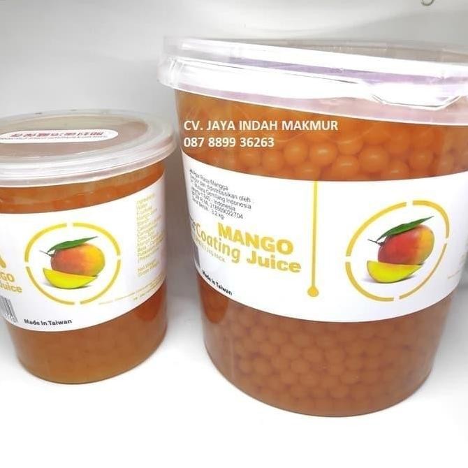 

Popping Bobba Poping Boba Coating Juice Mango Leci Strawberry BPOM 1Kg
