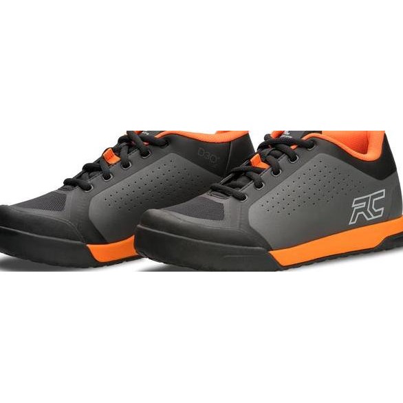 Ride Concepts Mens Powershoes Charcoal Orange