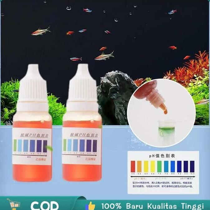 10Ml Cairan Ph Tester Ph Tetes Air Pengecek Ph Air Untuk Tes Ph Air Alkali Cek Asam Basa