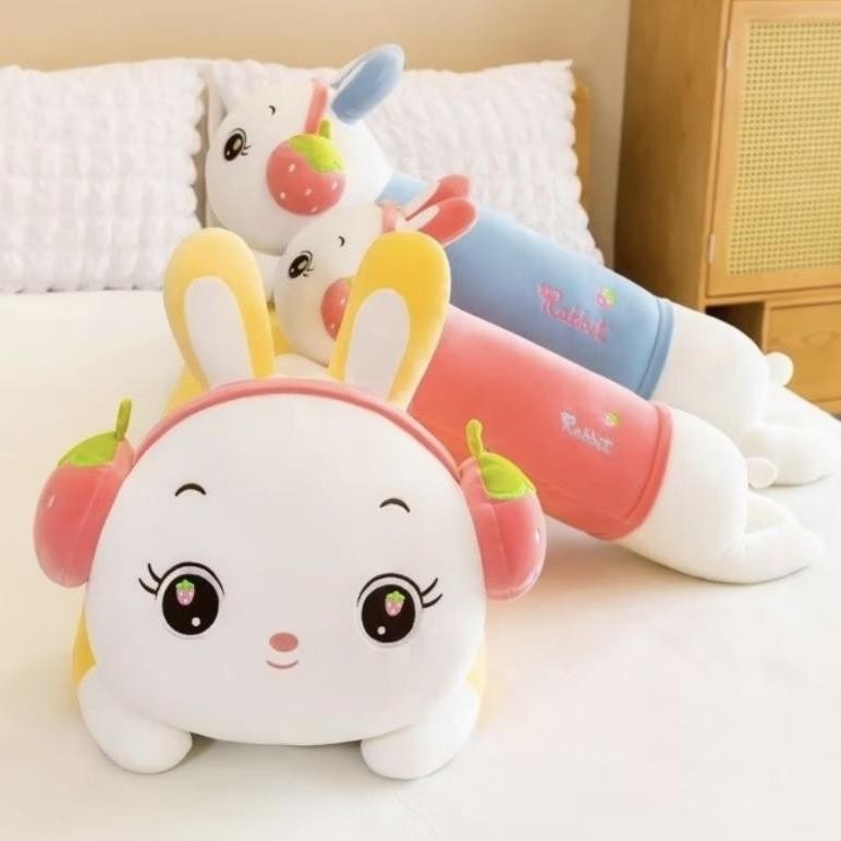 Bantal guling rabit wokmen uk 50cm. Guling bany kelinci AST