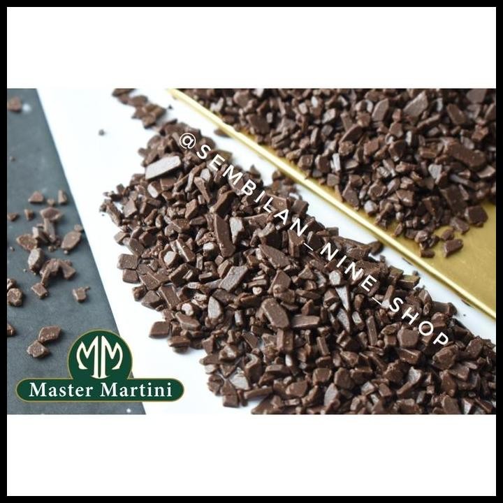 

Terlaris Master Martini Caribe Chocolate Dark Flakes 1 Kg Coklat Keping Good Quality