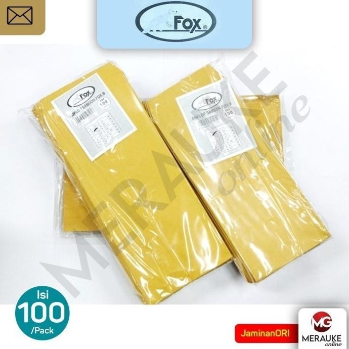

Amplop Coklat Samson FOX Isi 100 Lembar DiM