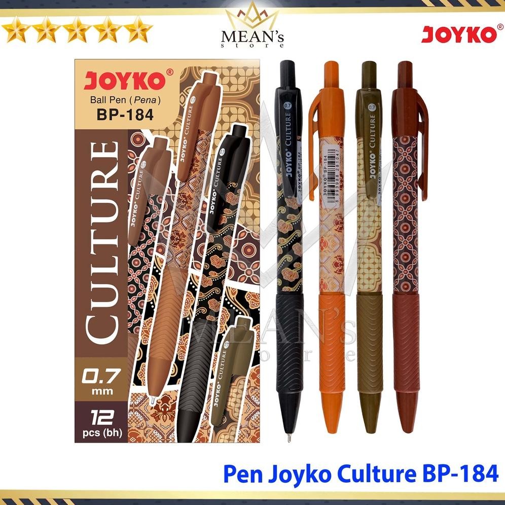 

Pulpen Joyko Culture BP-184 / Ballpen Joyko Batik 0.7mm BP184 DiM