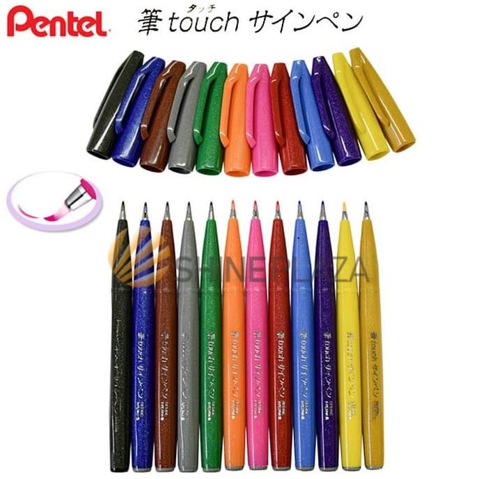 

Pentel Touch Brush Sign Pen - Kuas Lettering DiM