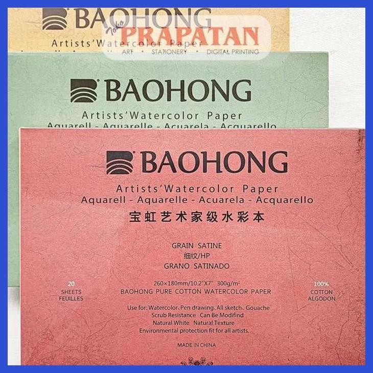 

( SEKOLAH / LUKIS ) PROMO BAOHONG ARTIST WATERCOLOR BOOK PAD | BUKU CAT AIR (SENI / MENGGAMBAR / ART / KERAJINAN ) PACKING AMAN