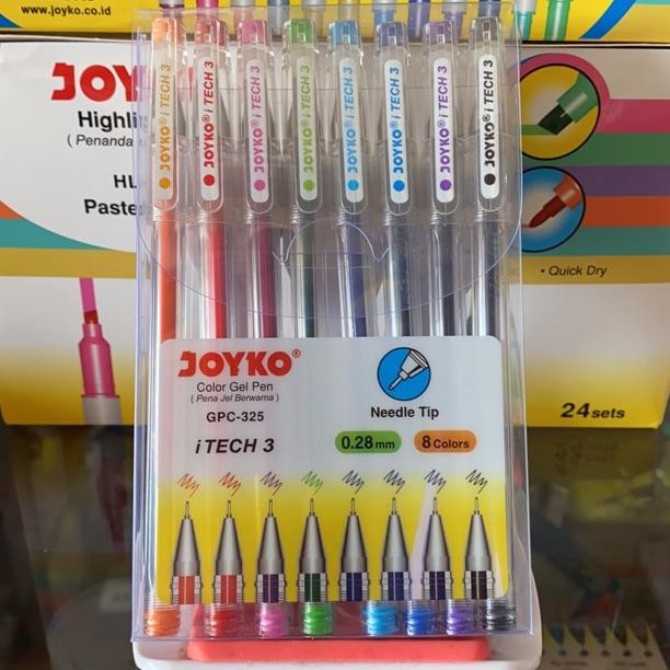 

Pulpen Gel Needle Tip ITECH3 / Itech 3 GPC-325 Gpc325 Joyko DiM