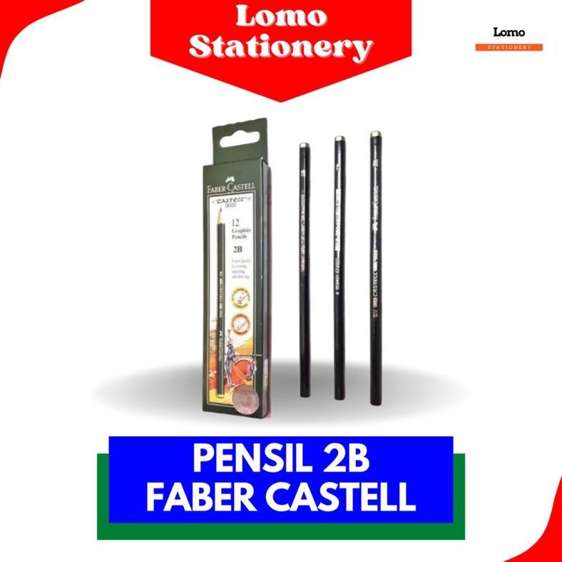 

Pensil Faber-Castell HB,2B,3B,4B,5B,6B,7B,8B DiM