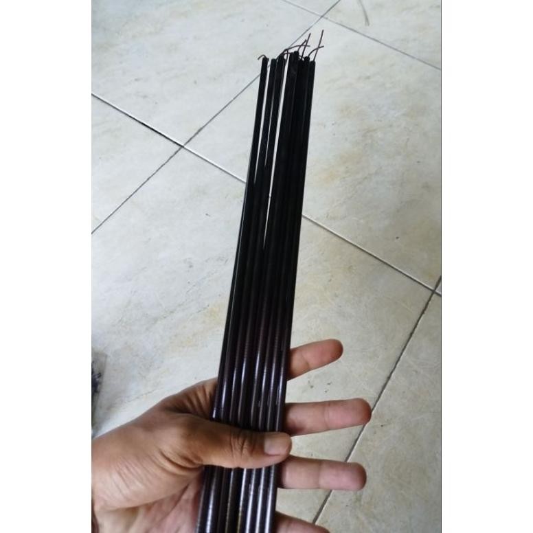SAMBUNGAN SPAREPART TEGEK CARBON RUAS PENDEK 40CM