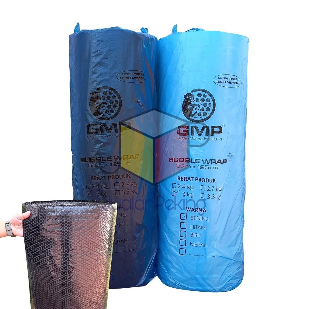 

Promo Bubble wrap 50 m x 1.25 m plastik biru GMP bubble lebih bagus, tebal, pekat ORIGINAL DiM