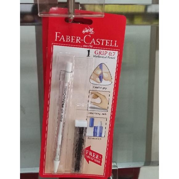 

pensil mekanik faber 07 plus isi blister DiM