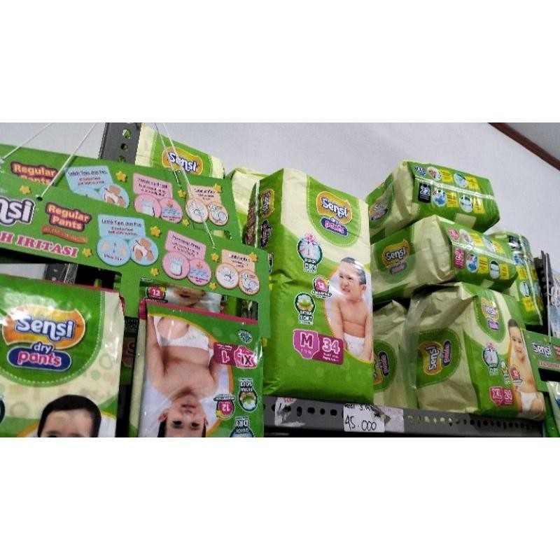Pampers Sensi 1 Karton Isi 6 Ball S40/M34/L30/Xl24/Xxl22 New Best Quality 100% Original