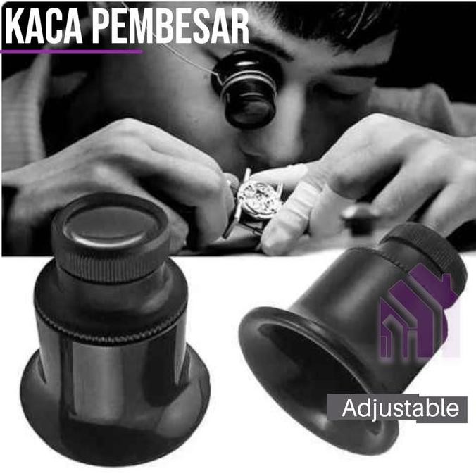 

Sale Kaca Pembesar Lup 20X Magnifier Repair Jam Tangan Perhiasan 22Mm