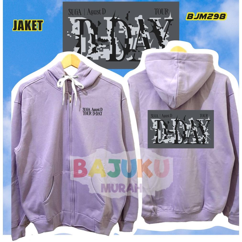 Bjm298 Gratis Fotocard Jaket Hoodie Agust D Suga Tour Kotak Rfj541