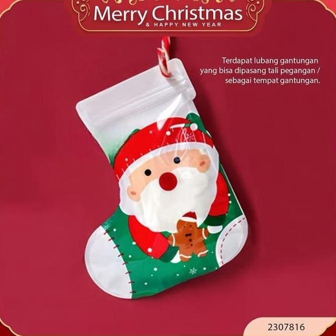 

!!!!!!] Hampers Natal Plastik Goodie Bag Santa TEBAL Plastik Bingkisan Natal Goodie Bag Merry Christmas Plastik Ziplock Snack Natal