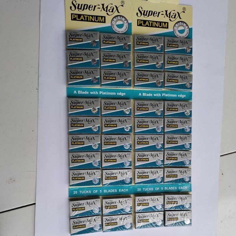 Silet Supermax Dijamin Asli Terlaris Best Quality 100% Original