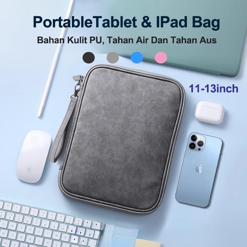 Tas Tablet iPad Case 8-13inch Sleeve Pouch Tablet Anti Air & Gore tas For ipad xiaomi samsung huawei