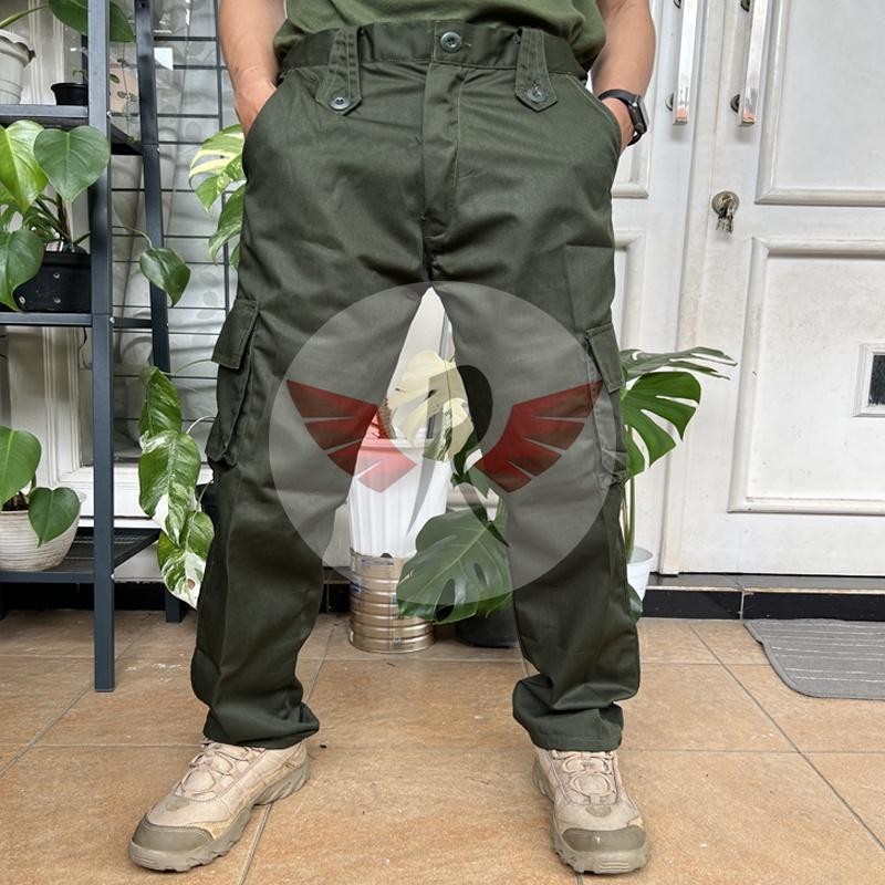Celana Pdl Lapangan Warna Hijau Army | Celana Cargo/Tactical Terbaru Best Quality 100% Original