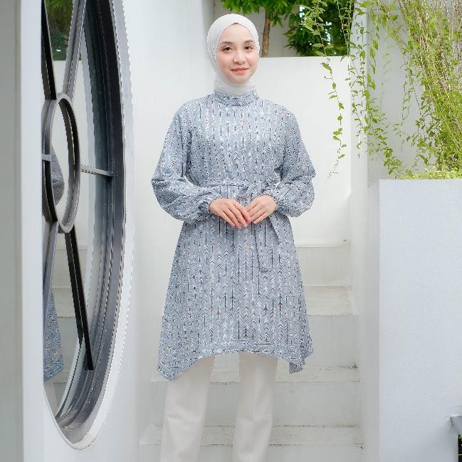 Nadila Tunik-Tunik/Tunik Motif/Tunik Cey Uniqlo Premium/Tunik Modern Style/Tunik Terkini/Denicaoutfi